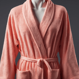100% Turkish Cotton Mid-Calf Bathrobe with Pockets - Presidential Comfort