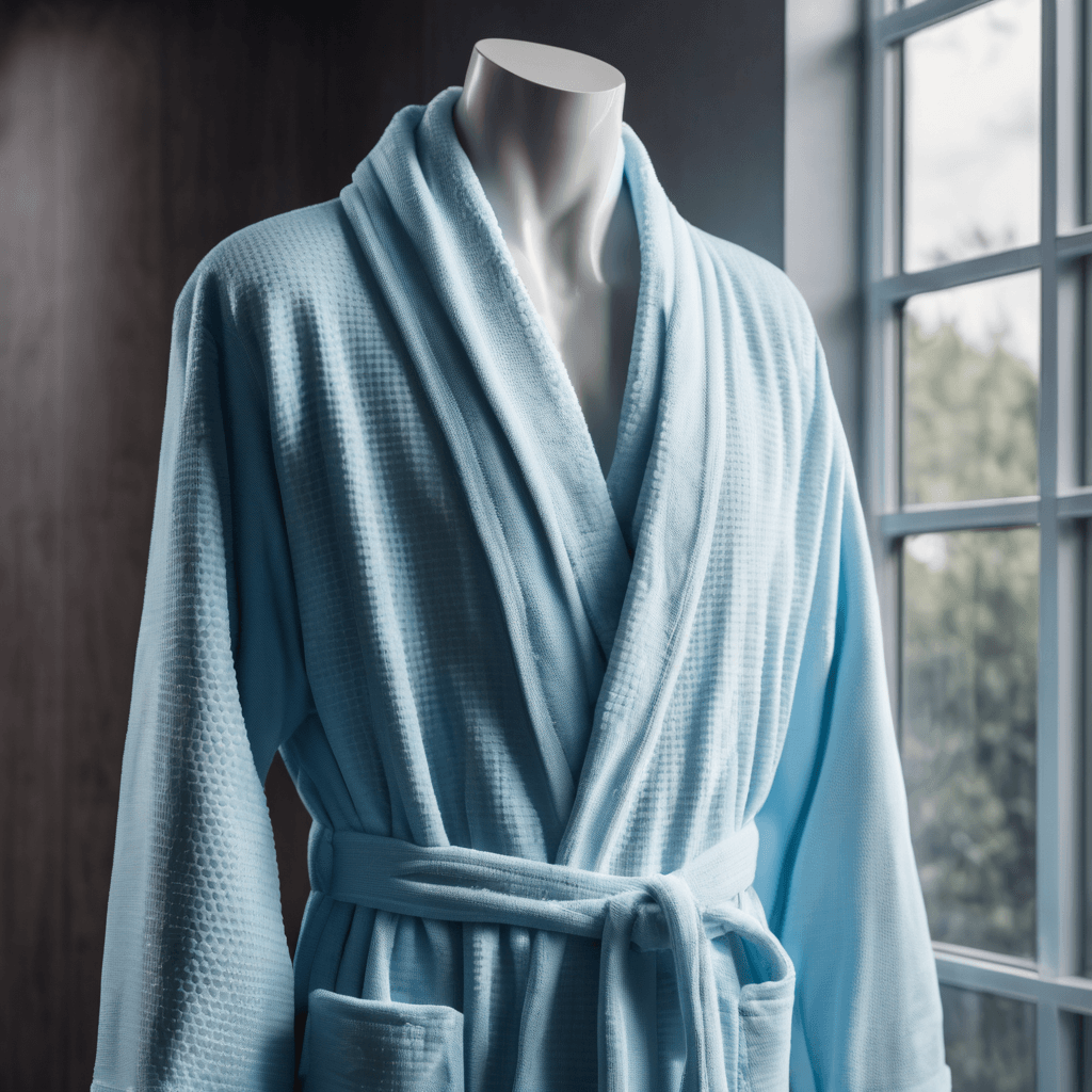 100% Turkish Cotton Mid-Calf Bathrobe with Pockets - Presidential Comfort
