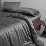 Bamboo Duvet Cover Dark Gray