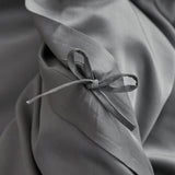 Bamboo Duvet Cover Dark Gray