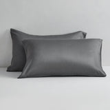 Bamboo Duvet Cover Dark Gray
