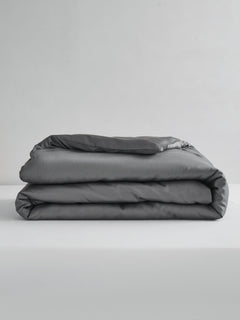 Bamboo Duvet Cover Dark Gray