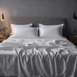 Bamboo Sheet Set in White - Presidential Comfort